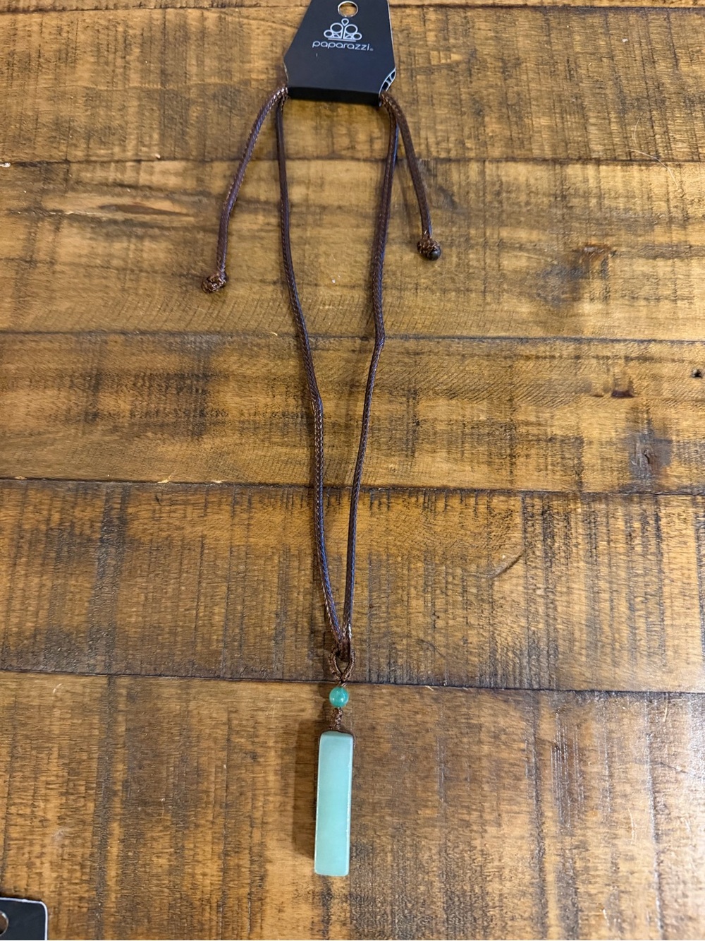 paparazzi Brown Braided Cord Necklace